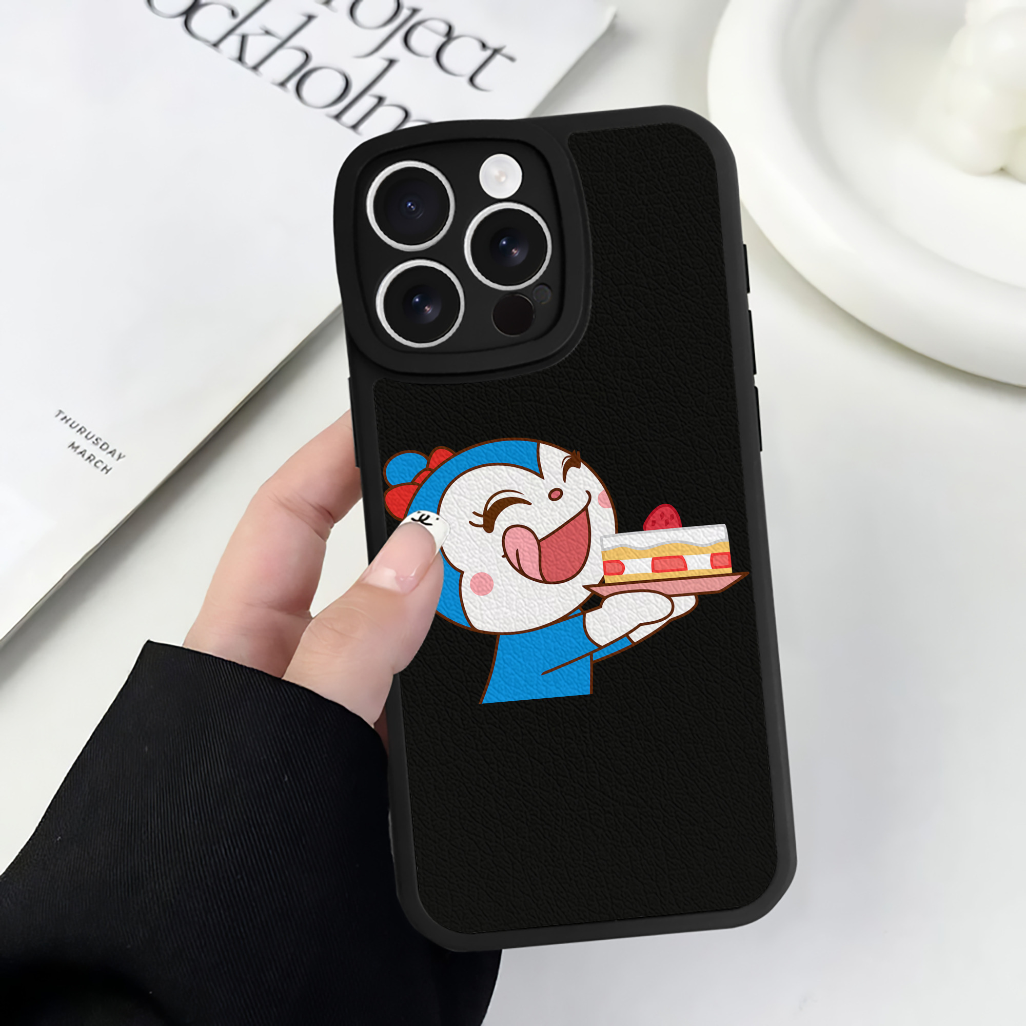 （画像用） アンパンマン Anpanman 【iPhone 16シリーズ対応】シリコンスマホケース（レザー調） 材質：シリコン